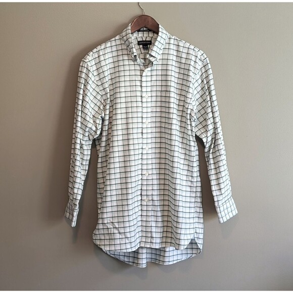Lands' End Size 15.5 Oxford Cloth Shirt Medium No Iron Supima Cotton Mens M LS - Picture 1 of 4